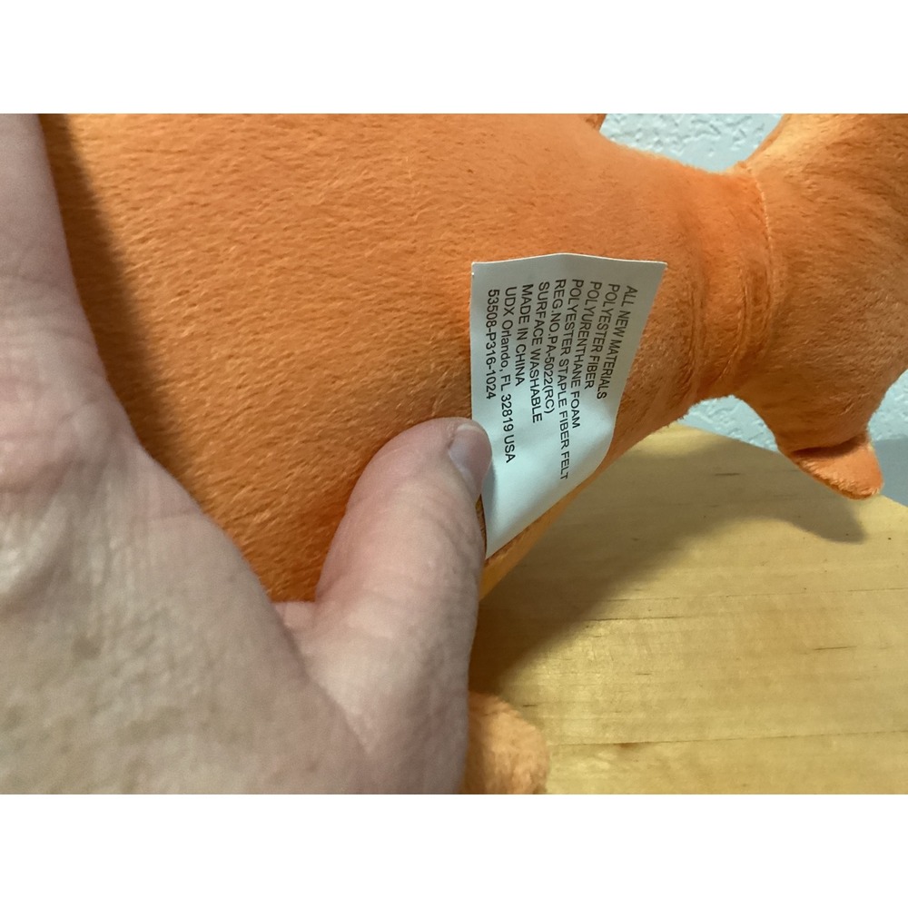The Simpsons Blinky Three Eyed Fish Plush Orange Universal Studios Matt Groening - Picture 5 of 7